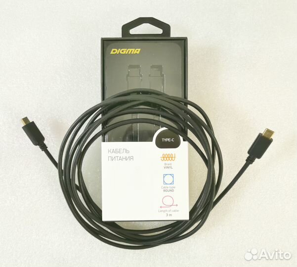 Кабели «USB Type C (папа) — USB Type C (папа)»