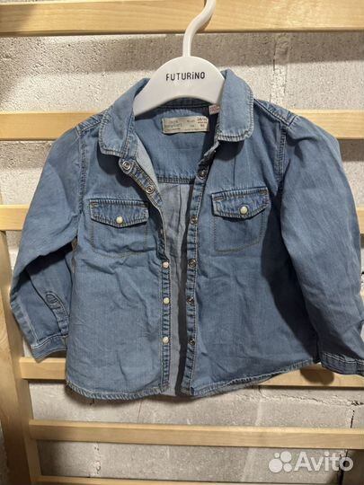 Рубашка джинсовая для девочки Zara 92