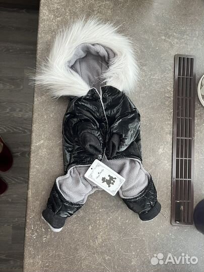 Комбинезон для маленькой собаки зима