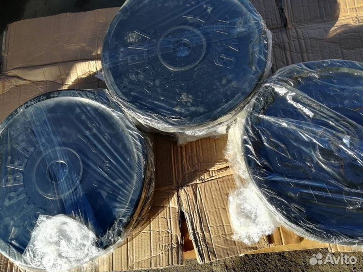 Блины для штанги 15 кг / диски для штанги / 50 мм