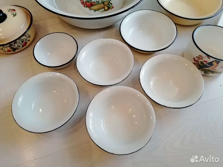 Эмалированная посуда СССР