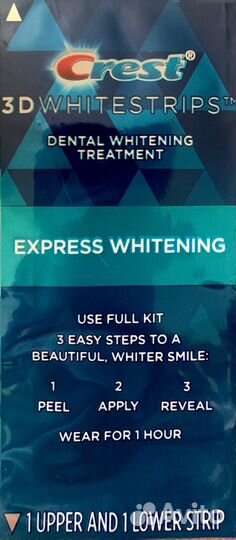 Отбеливающие полоски crest