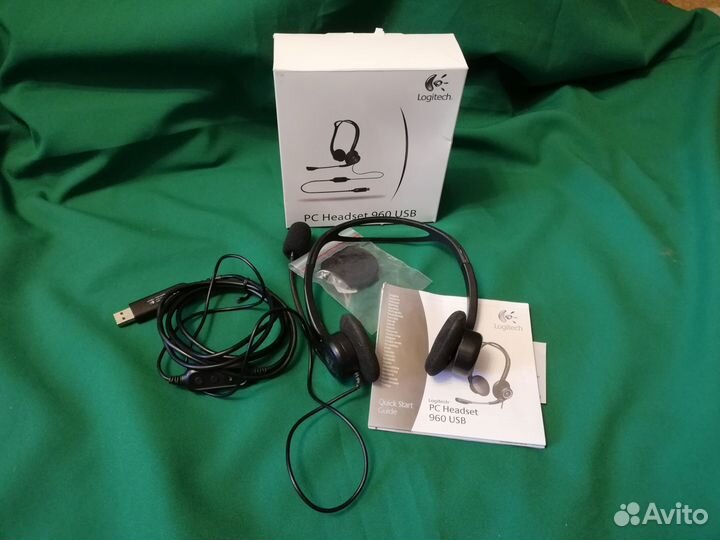 Продам гарнитуру Logitech 960 USB