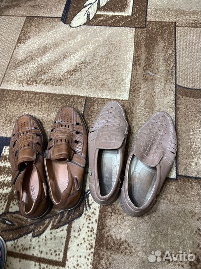 Летние мужские туфли 43