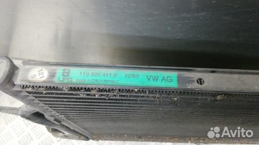 Радиатор кондиционера volkswagen touran (1T1, 1T2)