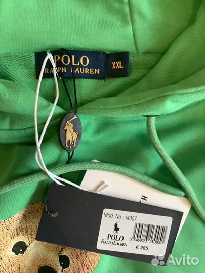 Худи унисекс Polo Ralpn Lauren новое р.50