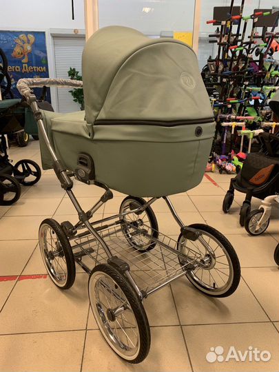 Коляска 2в1 Roan Coss Classic Хром 14 диаметр