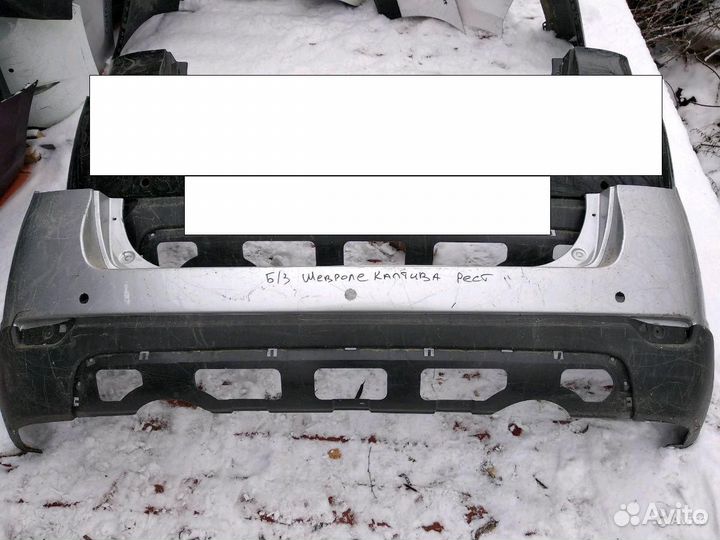 Бампер задний Шевроле Каптива рестайлинг Chevrolet