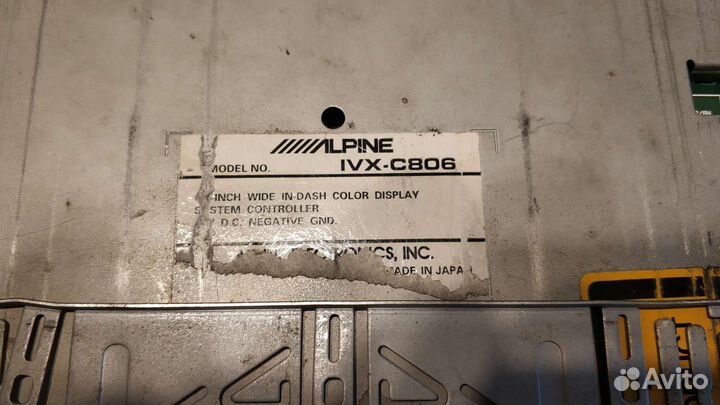 Мультимедийный центр Alpine IVX-C806 + DVD MP3