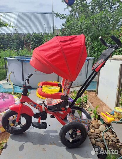 Детский трехколесный велосипед фишер прайс