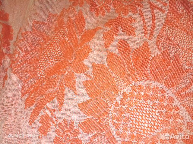 Отрез ткани Лен с добавлением хлопка СССР