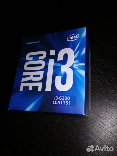 Intel Core i3-6300 BOX Socket 1151v1 запечатан NEW