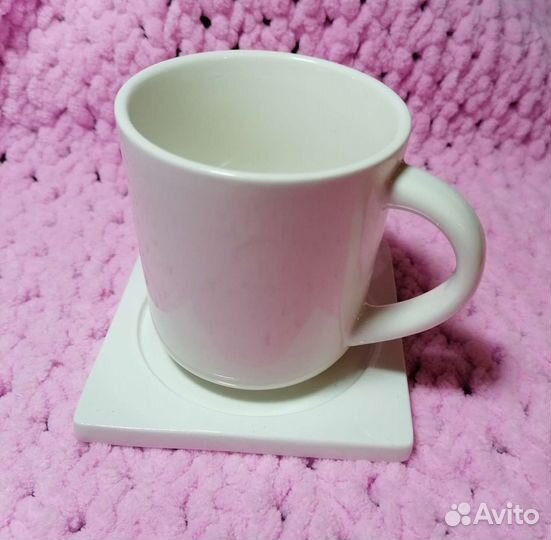 Новая кружка с подставкой