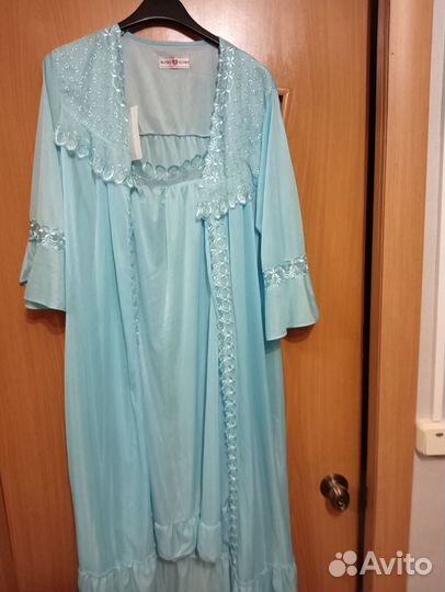 Пеньюар с ночной сорочкой