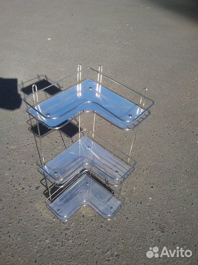 Полочки из нержавейки в ванную, баню