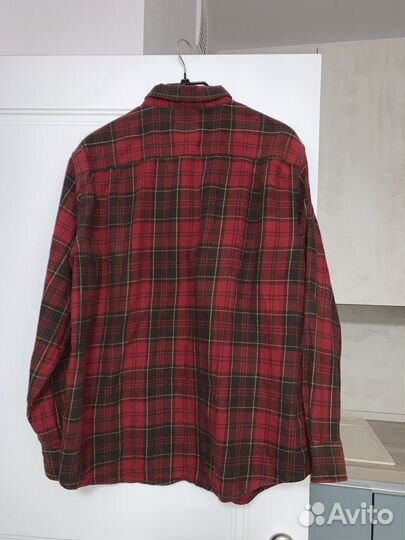 Рубашка в клетку мужская оверсайз