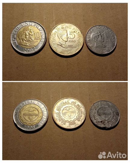 Монеты азиатских стран