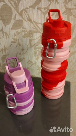 Новая складная бутылка 0,5 силикон