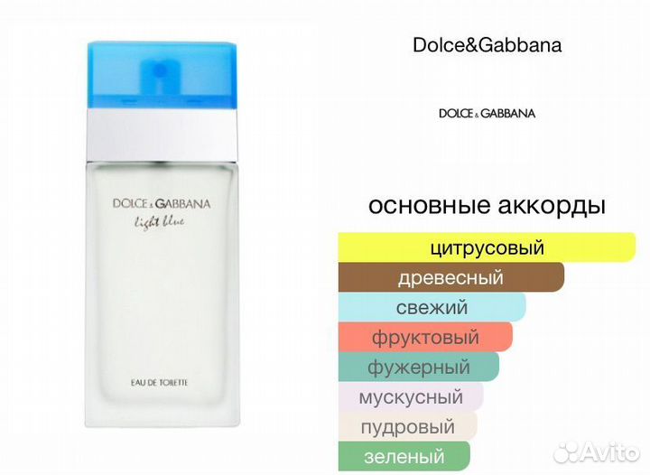 Dolce Gabbana light blue Дольче Габбана Лайт Блю