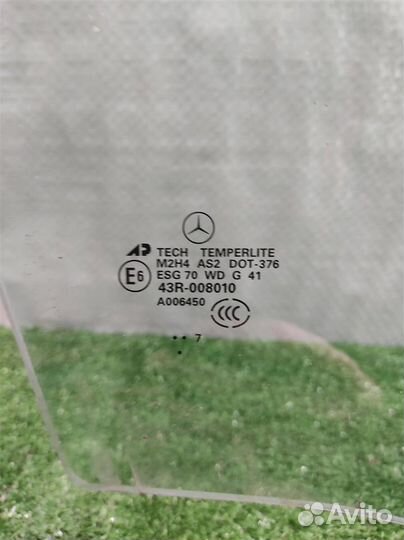 Стекло переднее правое Mercedes Benz ML W164 2007