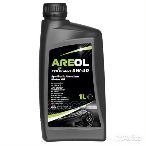 Areol ECO Protect 5W40 (1L) масло моторное