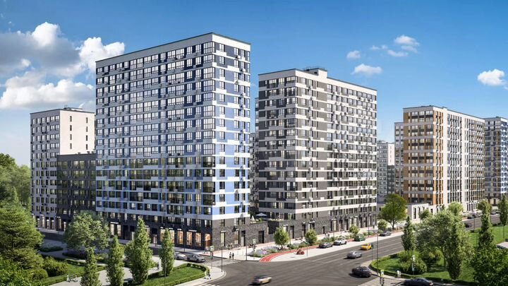 3-к. квартира, 60,1 м², 4/15 эт.