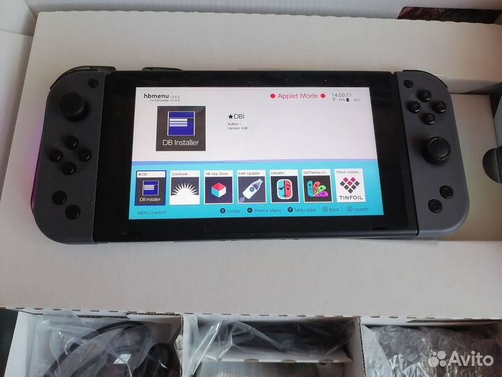 Nintendo switch rev 1 Прошитая Joi-con Turbo +LED