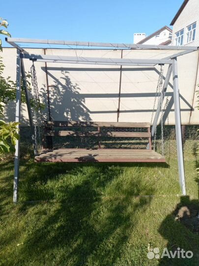 Садовые качели бу