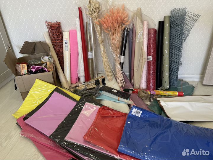 Все для флориста фоамиран тишью коробки