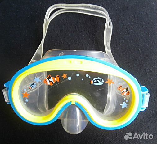 Плавательная маска детская 3-6 лет