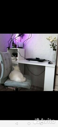 Компьютерный стол белый новый