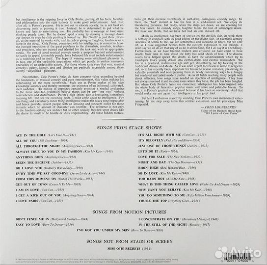 Виниловая пластинка Ella Fitzgerald, Sings The Col