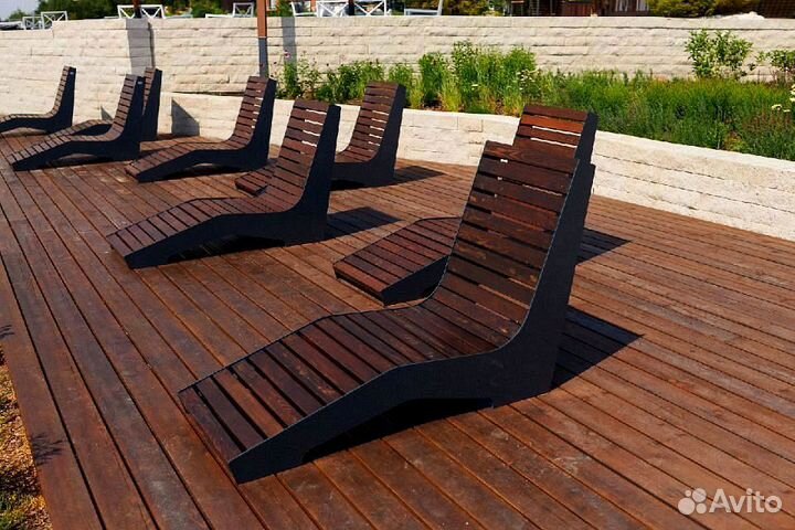 Шезлонг для дачи