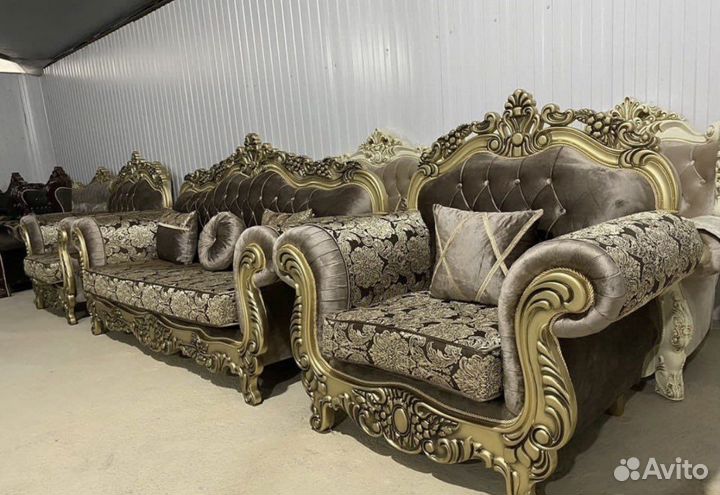 Диван и 2 кресла