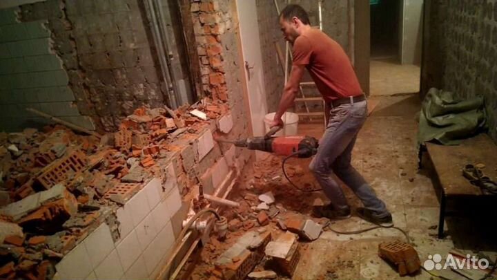 Демонтаж, вывоз мусора, демонтажные работы в омске