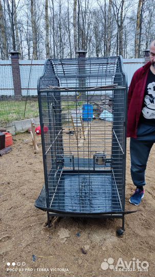 Клетка вольер для крупных попугаев