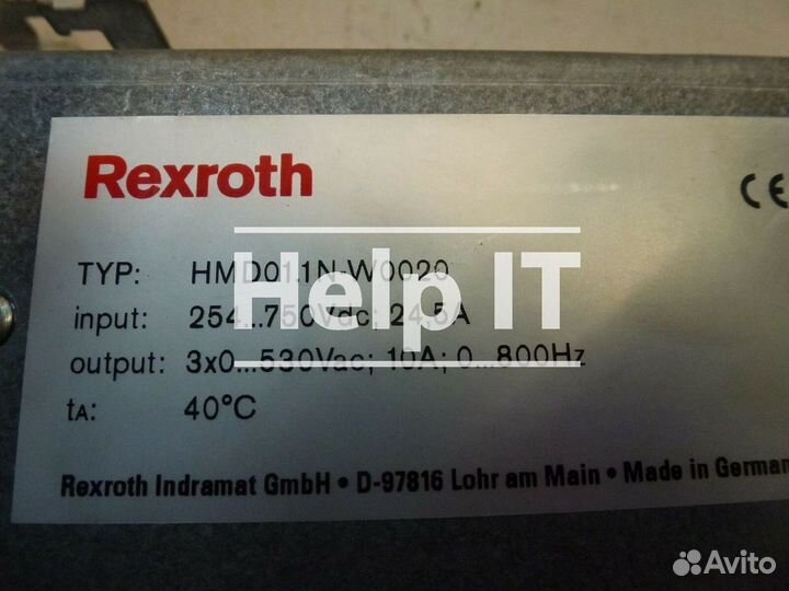 Сервопривод Rexroth HMD01.1N-W0020