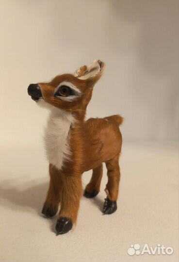 Фигурки животных из натурального меха