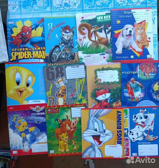 Школьные тетради 12, 24, 48 листов