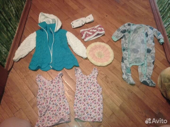 2 пакета одежды и обуви 6-12 месяцев