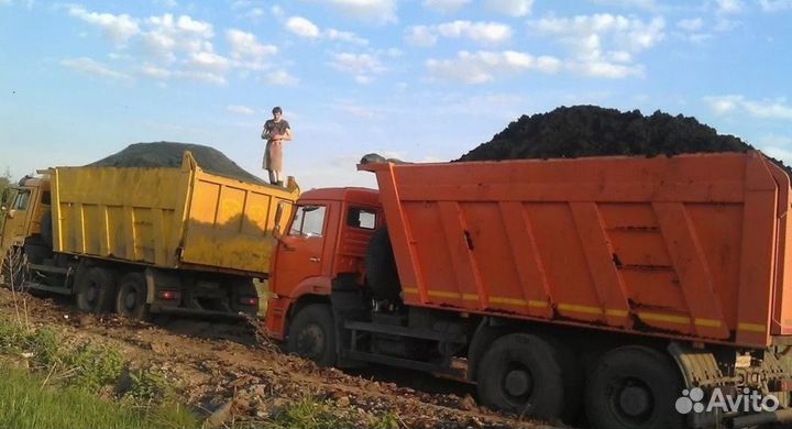 Чернозем торф перегной доставка самосвалом