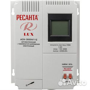 Стабилизатор асн- 3 000Н/1-Ц Ресанта Lux