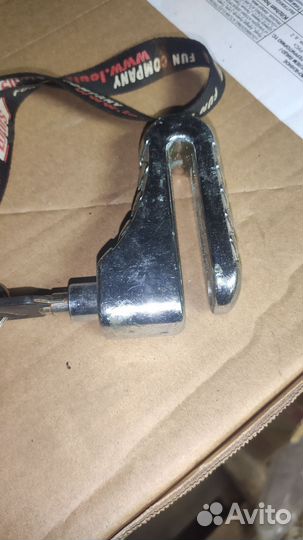 Замок на тормозной диск мотоцикла