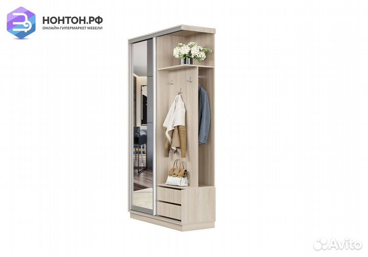 Прихожая-купе Анха мини ясень шимо светлый