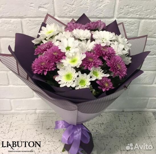 Цветы. Кустовая хризантема. Доставка в г. Владимир