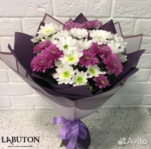 Цветы. Кустовая хризантема. Доставка в г. Владимир