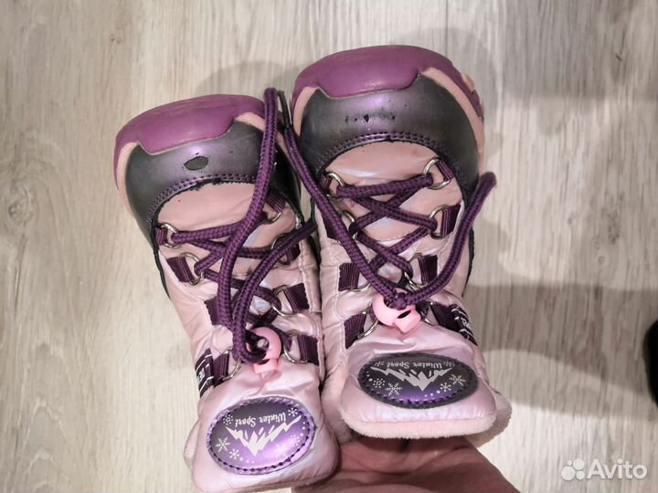Сапоги зимние для девочки 23 размер