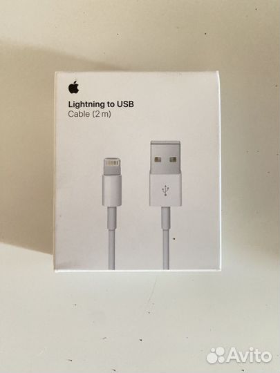 Кабель apple lightning usb c 2м