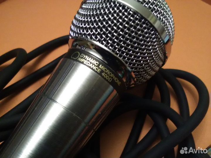 Микрофон для караоке 400/600 Ом + кабели/переходн