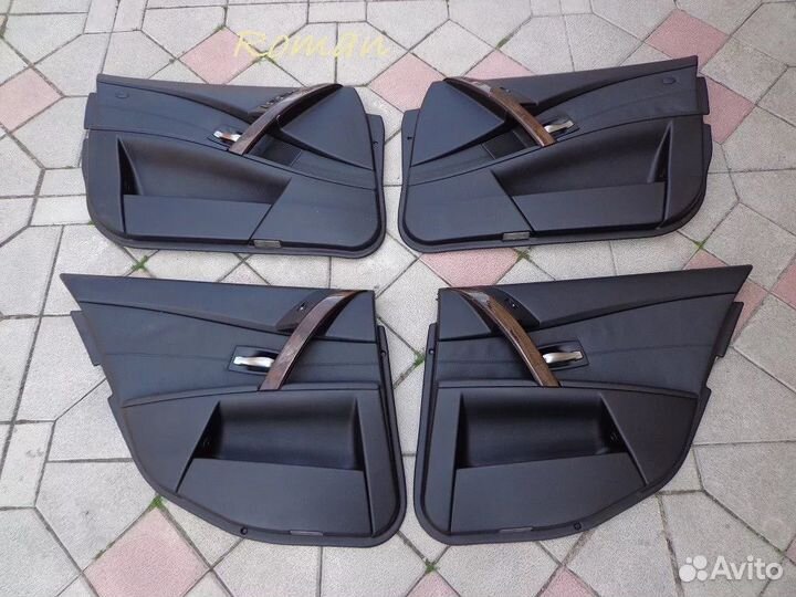 Дверные карты bmw e60 дорест